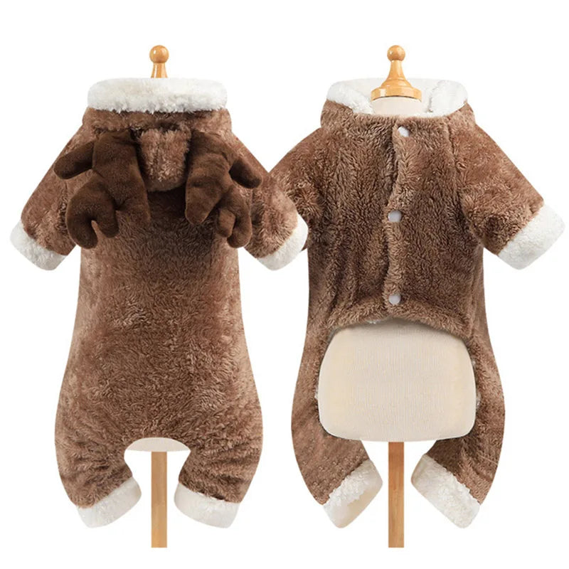 Pyjama Polaire Chaud Hiver chien chat