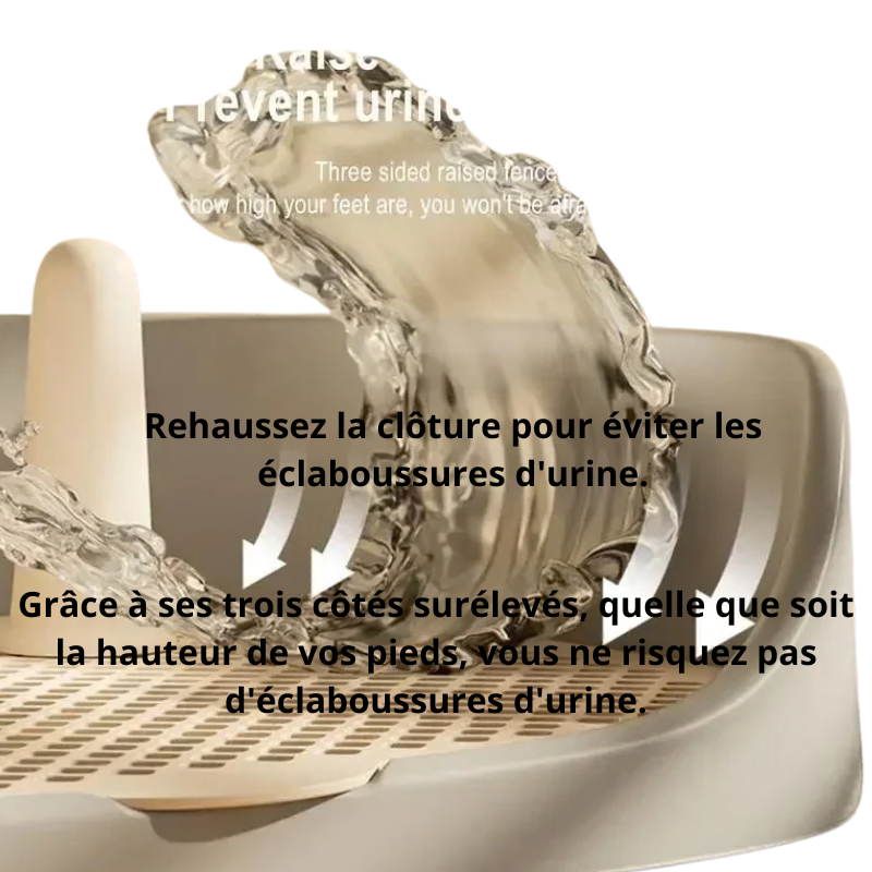 Litière Intérieur pour Chiots et Petits Chiens-Toilette d'Apprentissage pour Chien