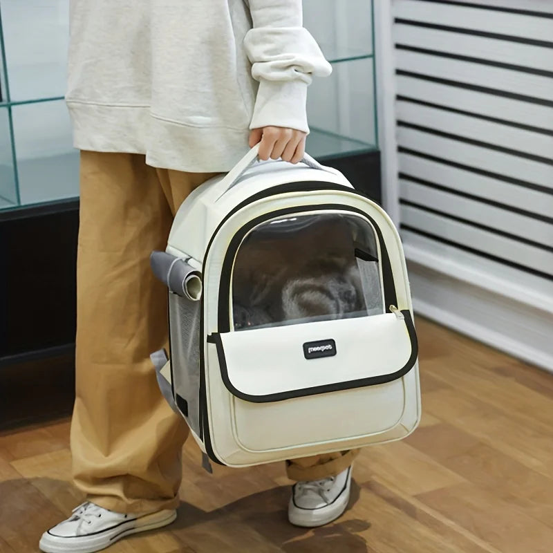 Sac à Dos de Transport pour Chat et Chien - Capsule Spatiale Transparente Respirante