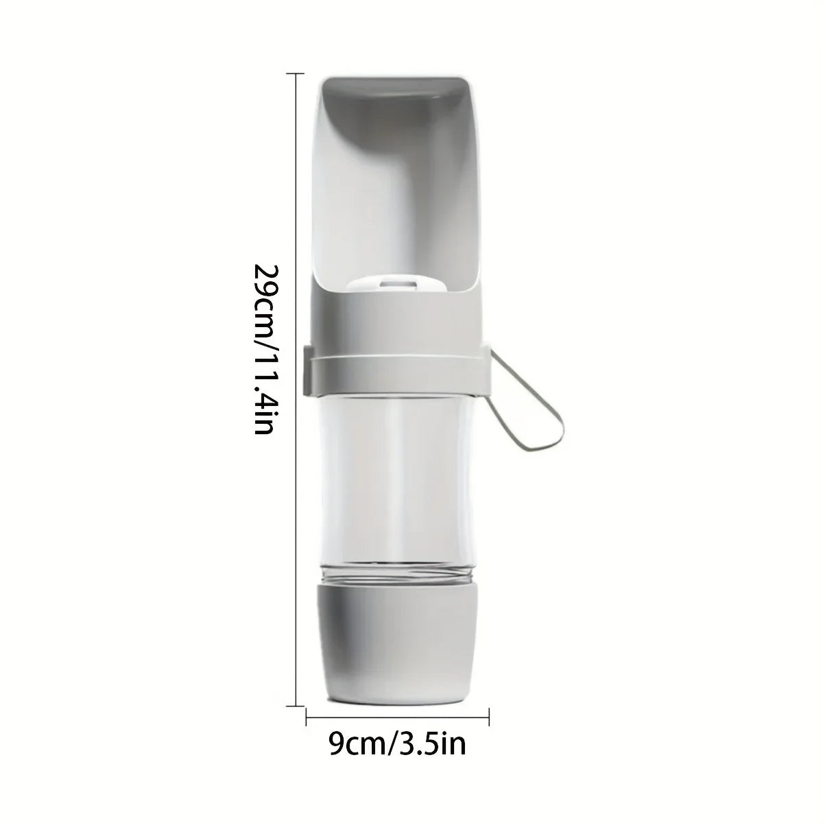 Gourde Portable pour Chien - Distributeur d'Eau Ergonomique pour Promenades et Voyages