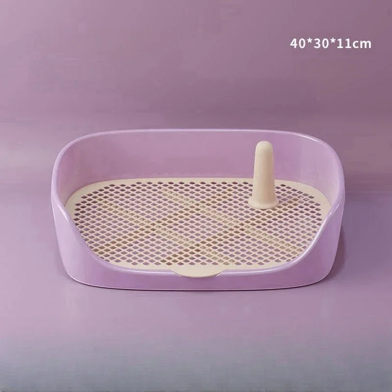 Litière Intérieur pour Chiots et Petits Chiens-Toilette d'Apprentissage pour Chien violet