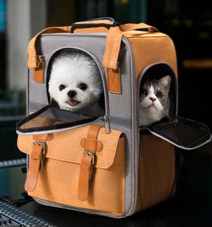Sac à Dos de Transport pour Chien et Chat – Grande Capacité, Respirant